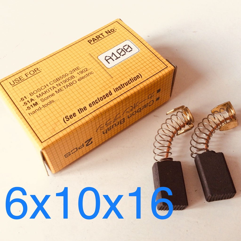 3 KIỂU THAN CARBON TỐT  DÙNG CHO MÁY ĐỤC 17ly 30ly CẮT SẮT 3T5