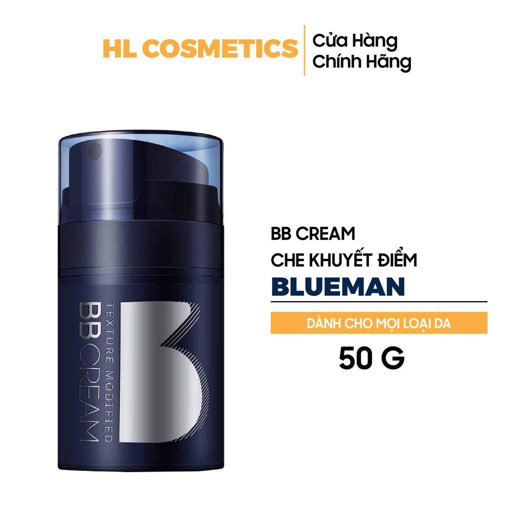 Kem Che Khuyết Điểm Cho Nam BLUEMAN Kiềm Dầu Và Nâng Tone Da 50g | BigBuy360 - bigbuy360.vn