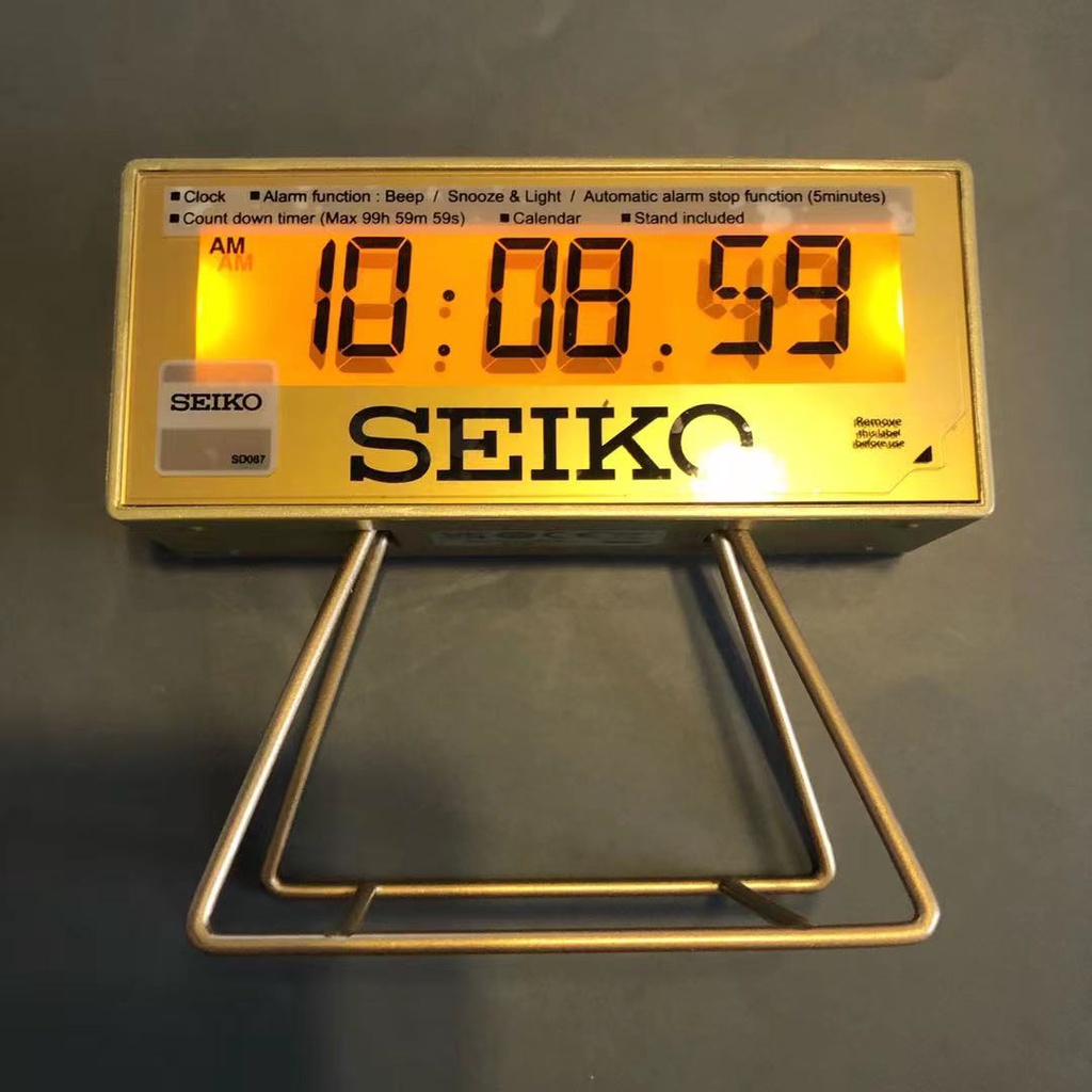 Đồng hồ để bàn, bấm giờ thể thao Seiko đa chức năng
