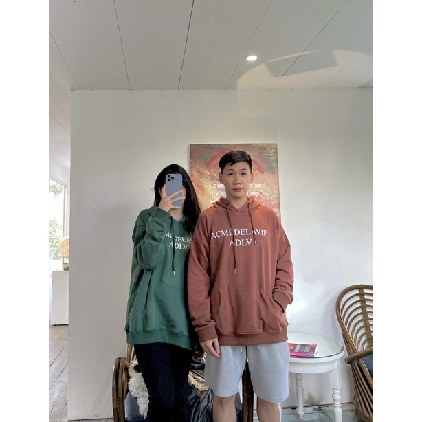 Áo Hoodie Form Rộng Nam Nữ ADLV Nỉ Chân Cua Siêu Hot năm 2022