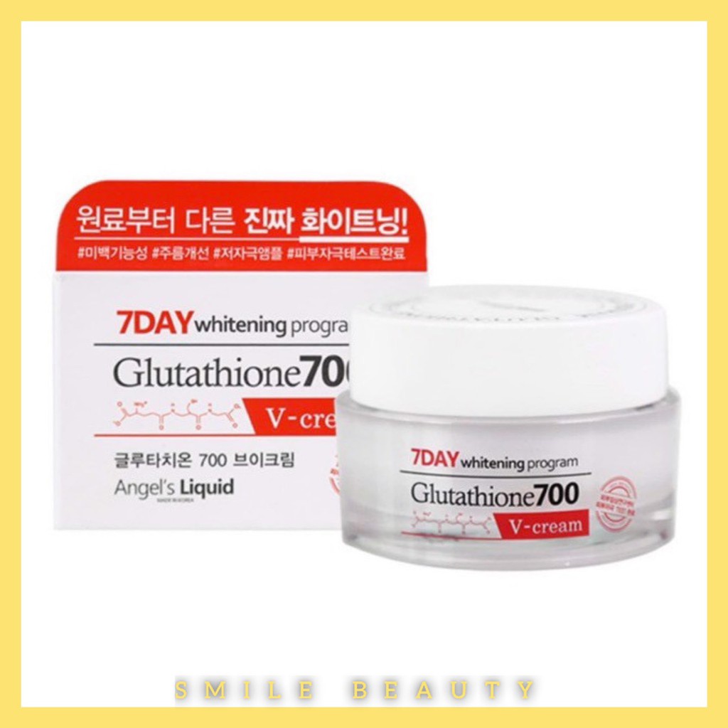 Kem Dưỡng Trắng Da 7 Day Whitening Program Glutathione 700 V-Cream 50ml