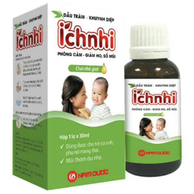 [Mã MKBC245 giảm 8% đơn 400K] [chính hãng] Dầu tràm khuynh diệp ích nhi 30ml