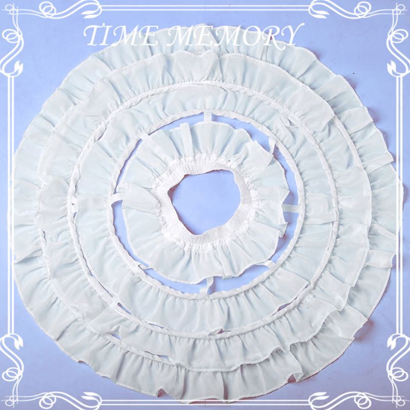 Đầm Hóa Trang Lolita Xương Cá Phối Ren Hoa Sen Và Lồng Chim Dễ Thương Cho Nữ