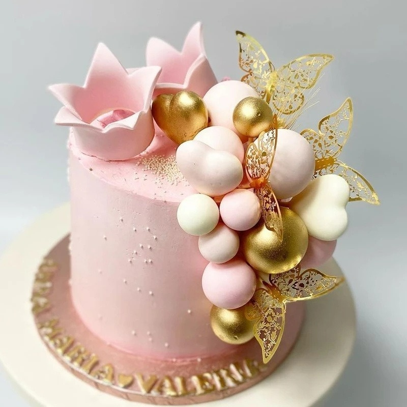 Set 12 Bươm Bướm 3D Chuyên Dùng Trang Trí Bánh Kem