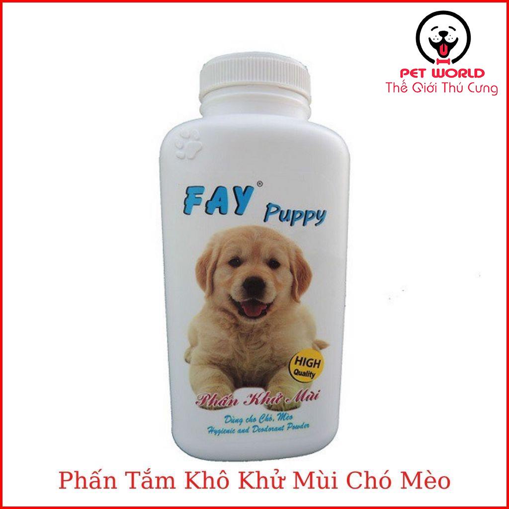 Phấn Fay Puppy khử mùi, tắm khô cho chó (120g)