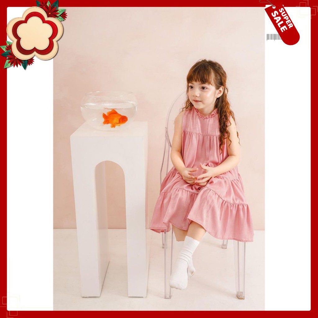 [𝐌𝐚𝐫𝐮𝐡𝐨𝐮𝐬𝐞]✨𝑺𝒖𝒎𝒎𝒆𝒓 𝑫𝒓𝒆𝒔𝒔-Váy Đầm dài maxi Tiểu thư 𝑺𝒕𝒚𝒍𝒆 𝑯𝒂̀𝒏 Cực Sang cho bé gái 1-10 tuổi