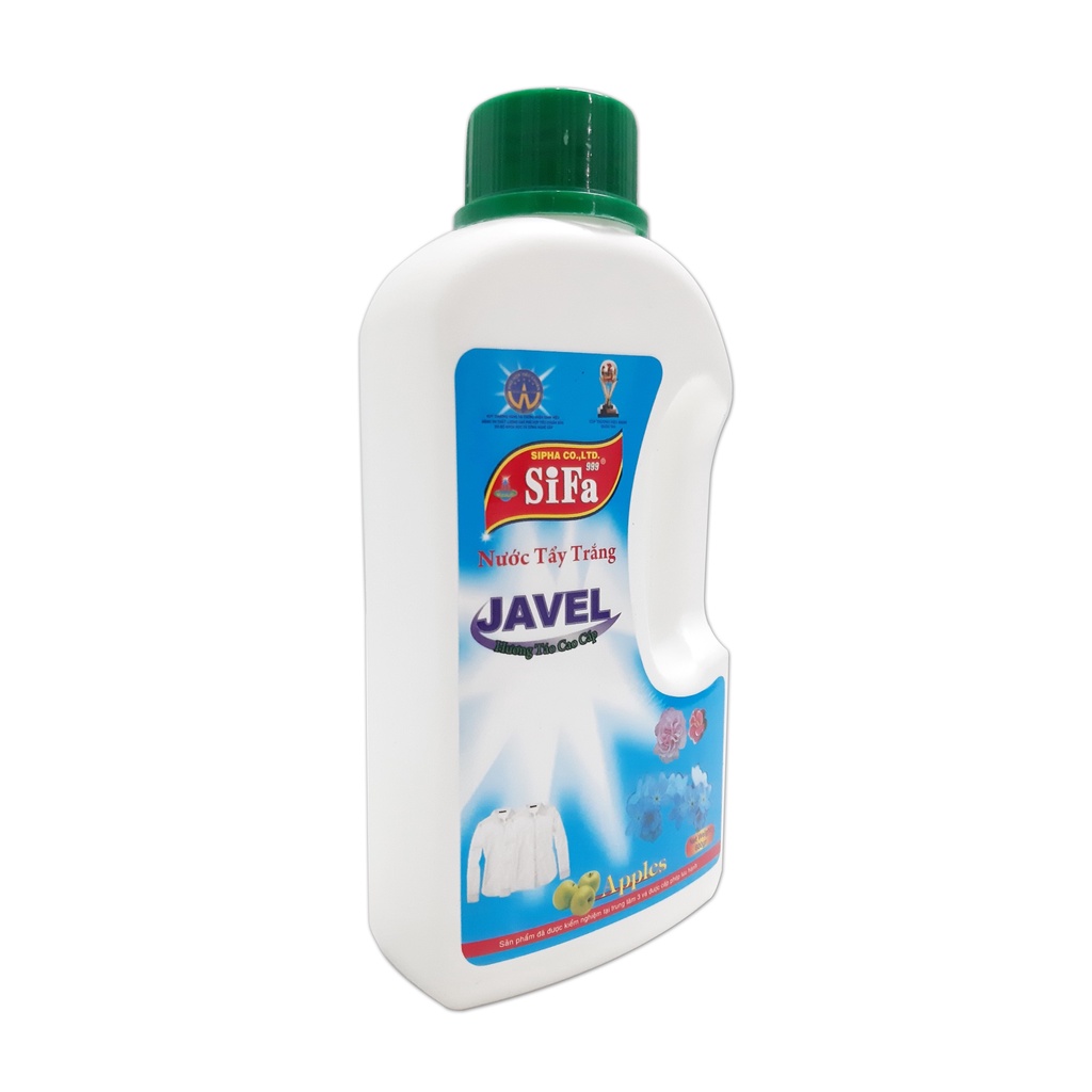 Nước tẩy trắng Javel 600gr thông minh Sifa ( tẩy trắng quần áo, đồ chất liệu vải ) cao cấp
