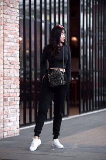 Quần jogger len tăm chất dày dặn