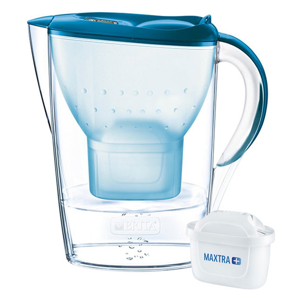 [Chính hãng] Bình lọc nước cầm tay BRITA Marella Basic 2.4L [Đức] (có sẵn 1 lõi lọc Maxtra Plus)