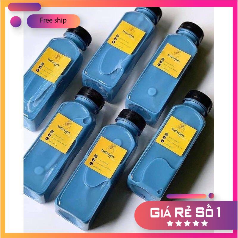 Chai nhựa vuông nắp đen đựng trà sữa,trà thái, nước ép trái cây