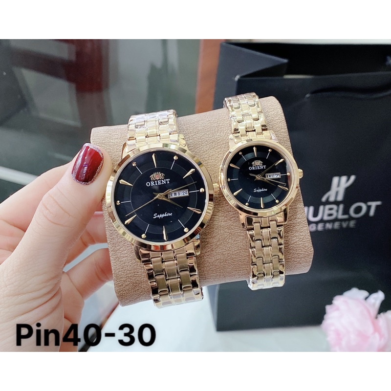 Đồng hồ ORIENT nam nữ máy pin  Nhật Bản fullbox