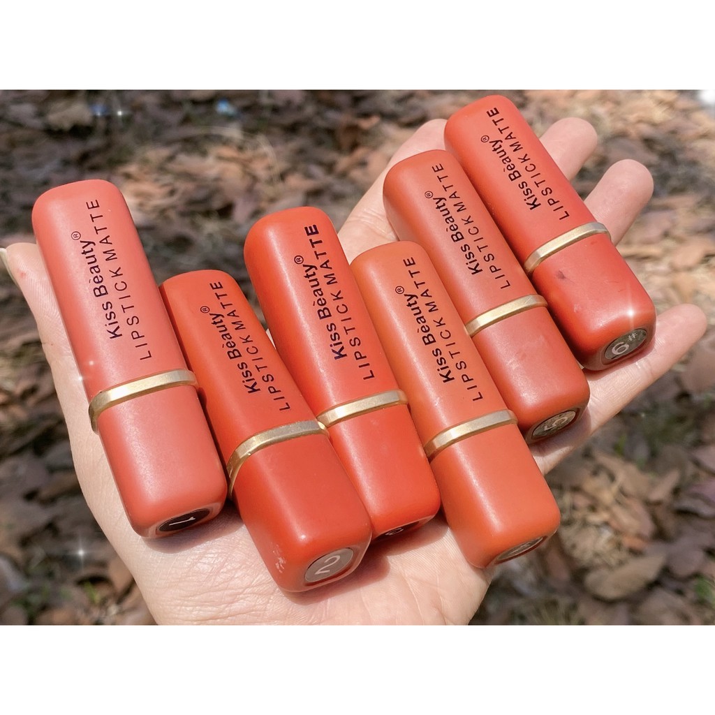 Son Thỏi Lì Tone Đỏ Kiss Beauty 35795 Chính Hãng Nội Địa sỉ tốt - GIÁ GỐC 12 | BigBuy360 - bigbuy360.vn