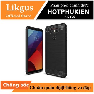 Ốp lưng silicon chống sốc cho LG G6 hiệu Likgus (bảo vệ toàn diện, siêu mềm mịn) - Hàng chính hãng