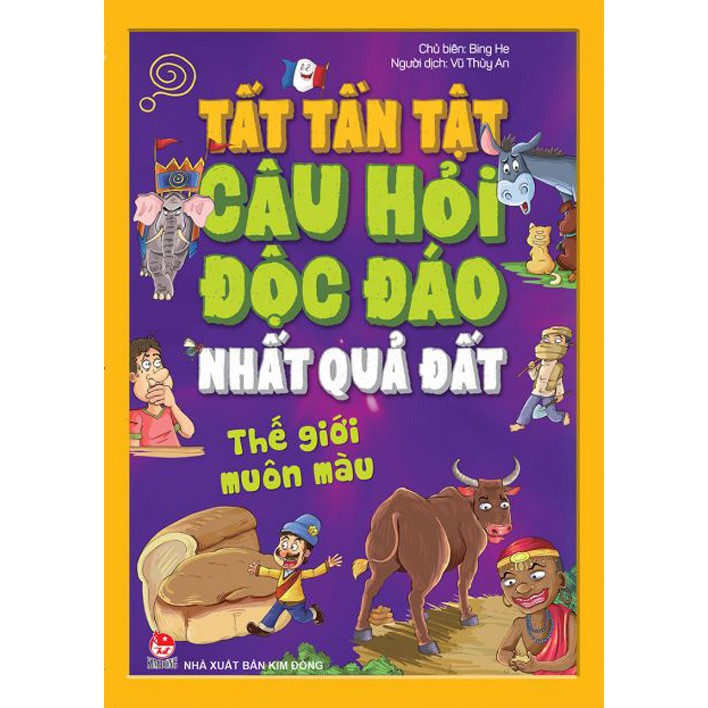 Sách - Tất tần tật câu hỏi độc đáo nhất quả đất - ( Trọn bộ 5 cuốn ) - Nxb Kim Đồng