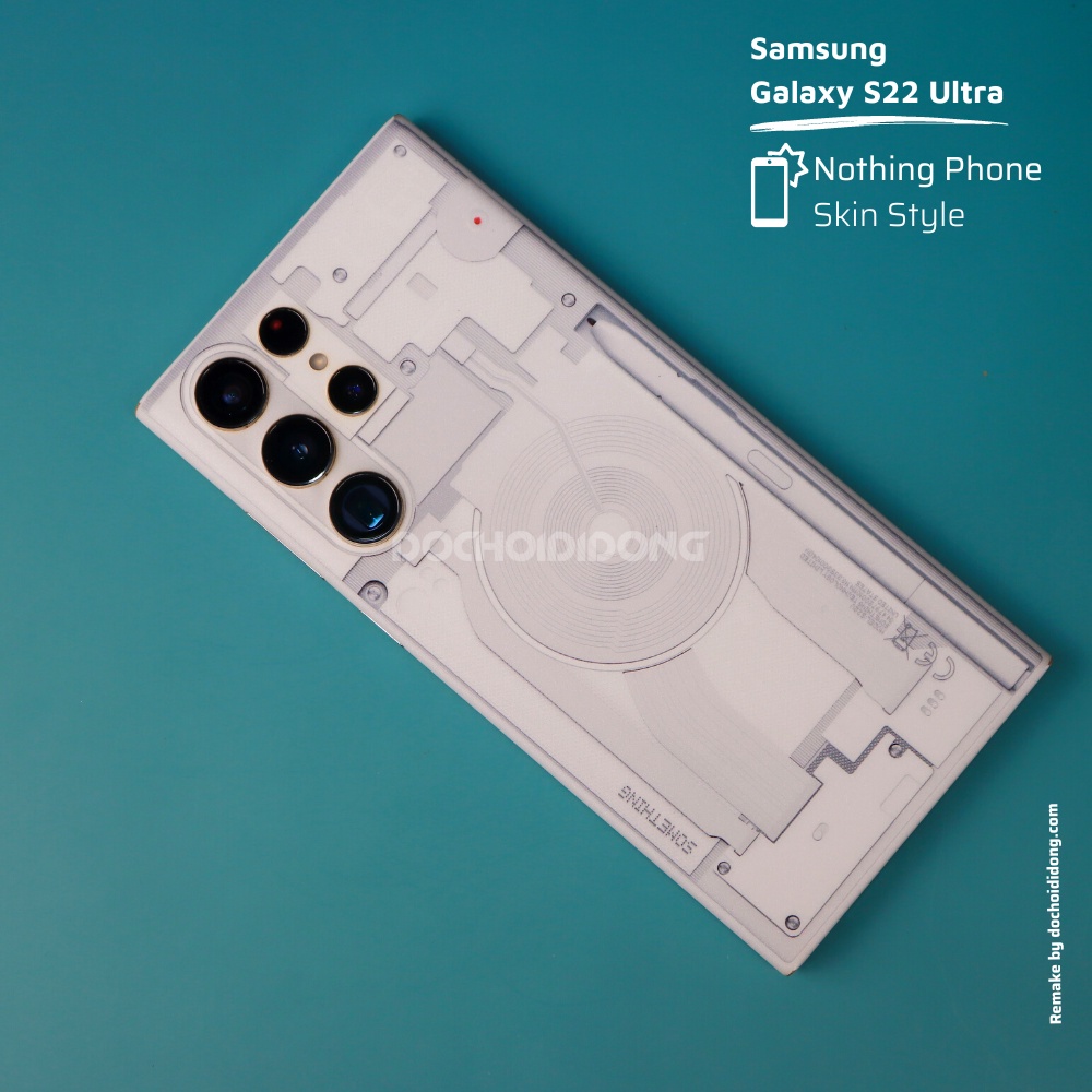 Miếng dán skin Nothing Phone 1 cho Samsung S22 Ultra Note 20 Note 10 Plus S10 5G 9 S20