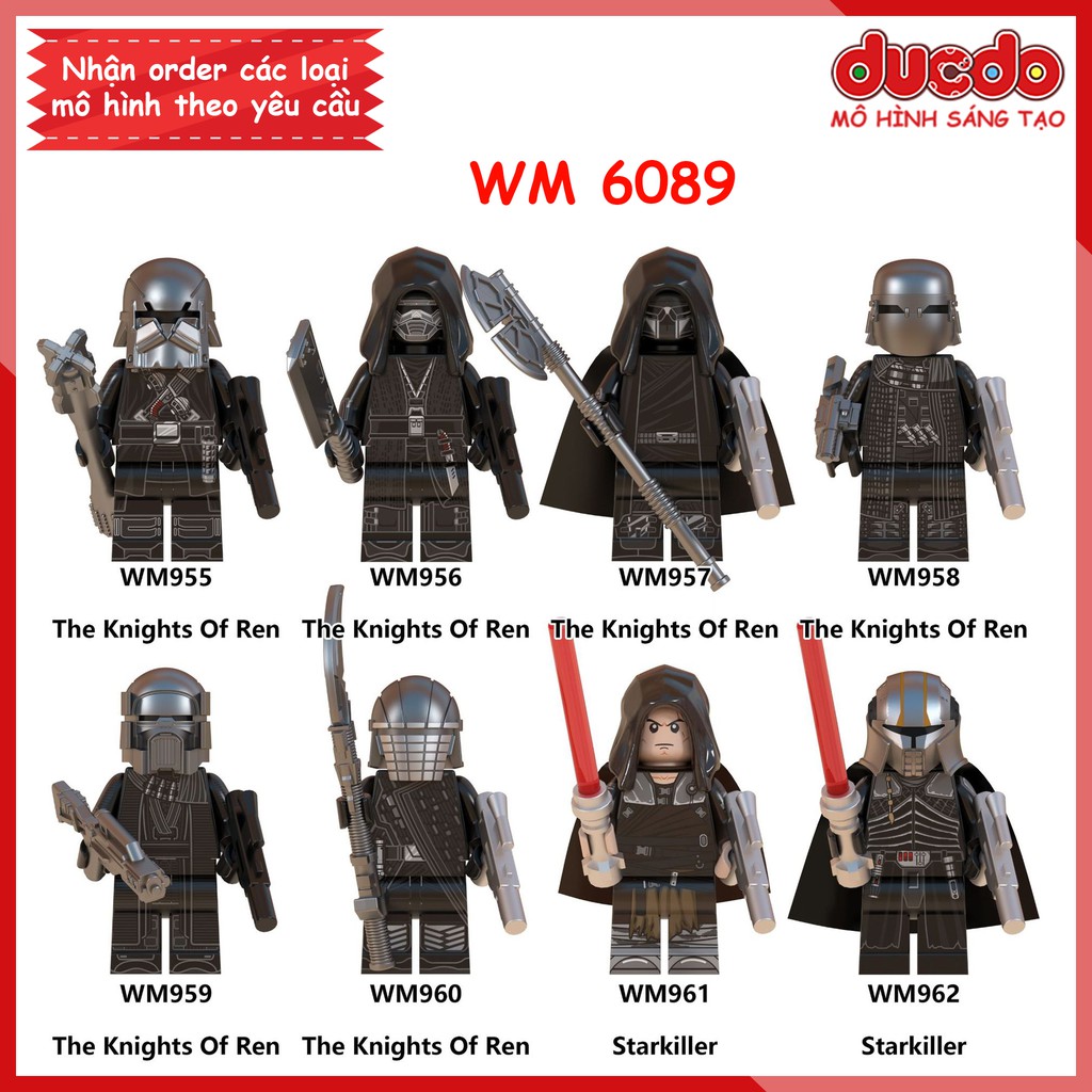 Minifigures các nhân vật trong Star Wars tuyệt đẹp - Đồ chơi Lắp ghép Xếp hình Mini Mô hình WM WM6089