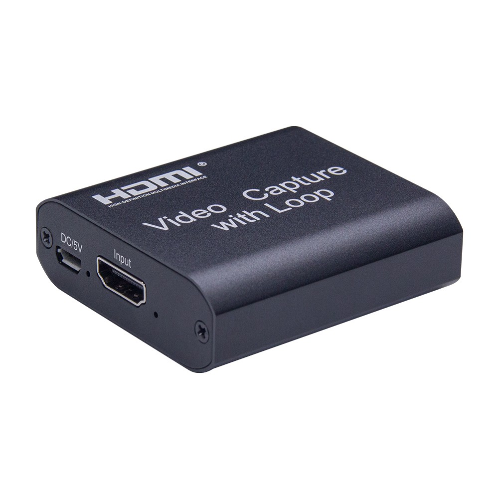 Capture Card HDMI to USB 3.0 Capture Card Recorder Box Device for Live Streaming Video Recording