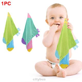 Appease Toy Comfort Sound Cute Infant Soft Stuffed Square Baby Teething Towel