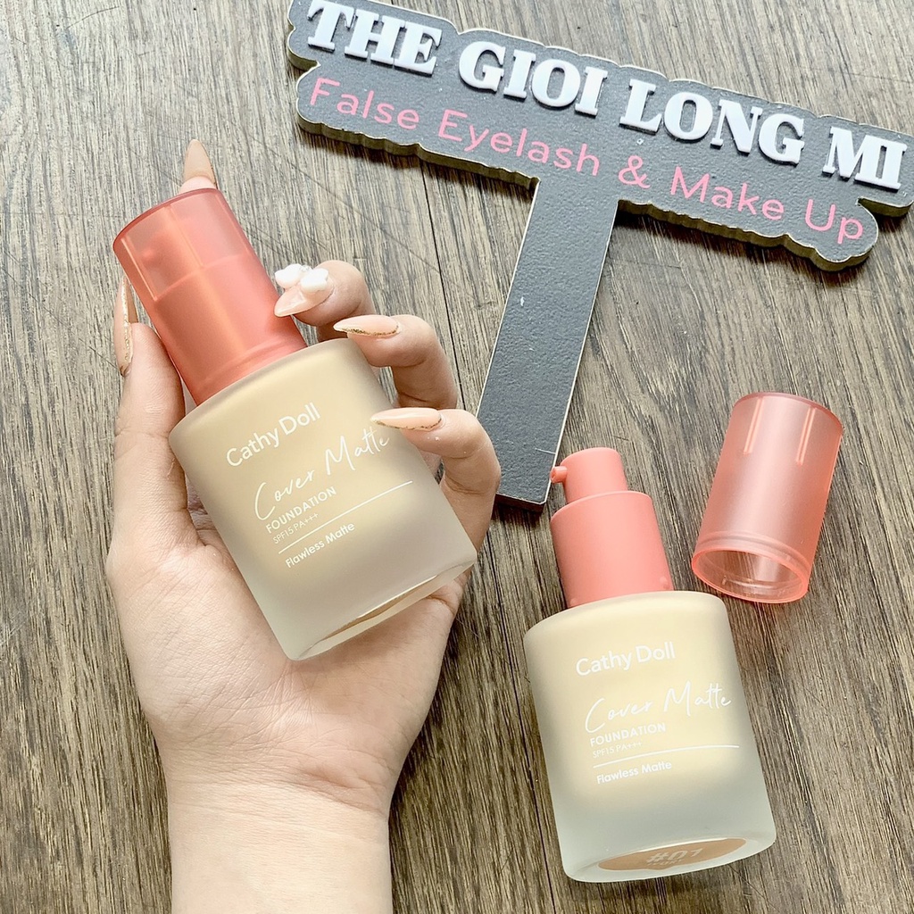 COVER MATTE KEM NỀN SIÊU CHE PHỦ CATHY DOLL SPF15 PA+++