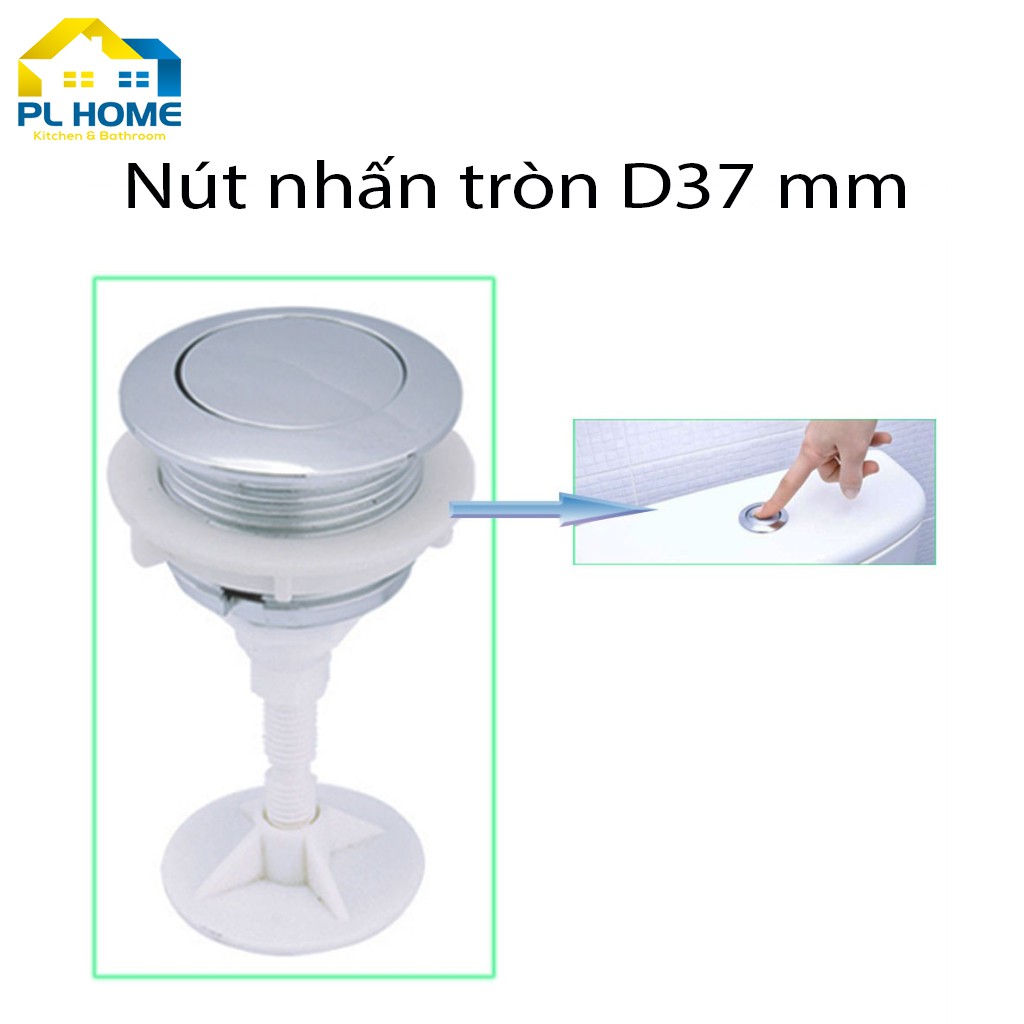 Bộ xả nước bồn cầu 1 nút nhấn, bộ xả nước bàn cầu bệt rời