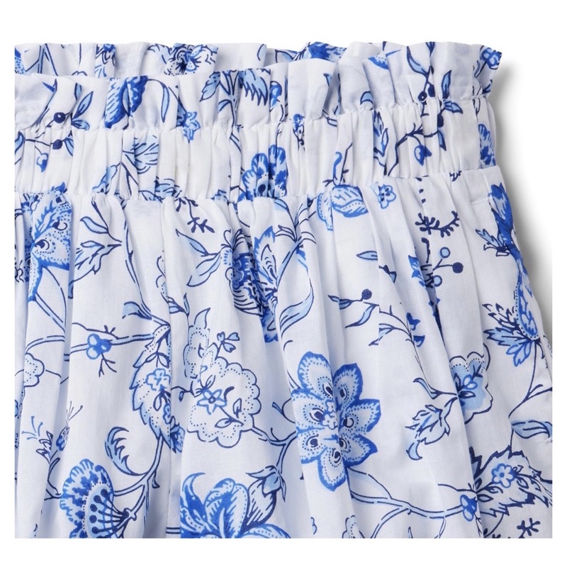 Quần đùi hoa bé gái - Floral bubble hem short - JJ