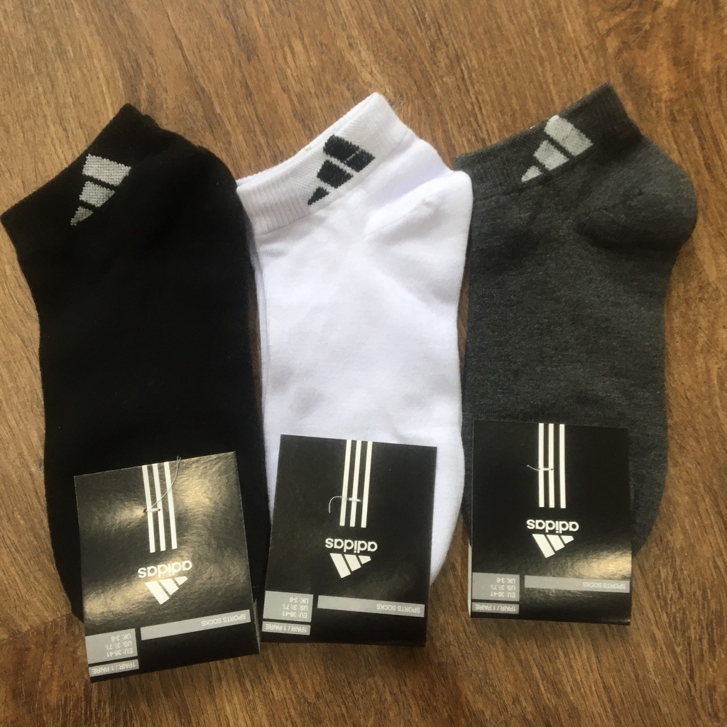 Tất Nam Cổ Ngắn Adi,das, Vớ Cổ Ngắn vải Cotton dày vừa, chất liệu cotton thoáng mát khử mùi 1 đôi