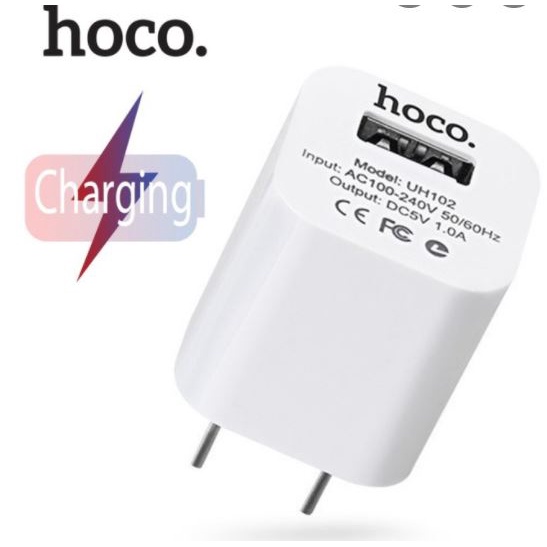 Củ Sạc HOCO UH102 Chính Hãng, Hỗ Trợ Sạc Nhanh, tương thích cho các dòng điện thoại Iphone SamSung Oppo/Max