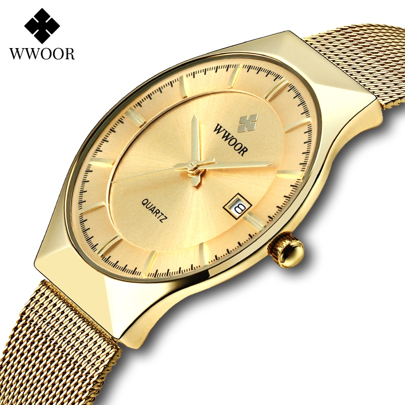 Đồng Hồ Đeo Tay Chống Nước WWOOR Masculino-8016 Sang Trọng Cho Nam