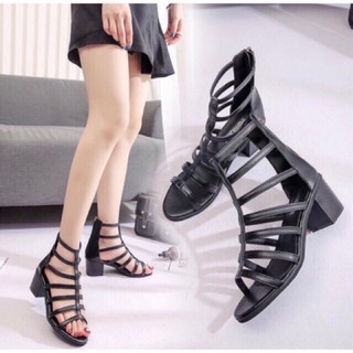 [Freeship]- Sandal Nữ Chiến Binh Xỏ Ngón Khóa Cạnh Gắn Sao (Fullbox - Hàng Cao Cấp) -Kho Giay Phuong Linh