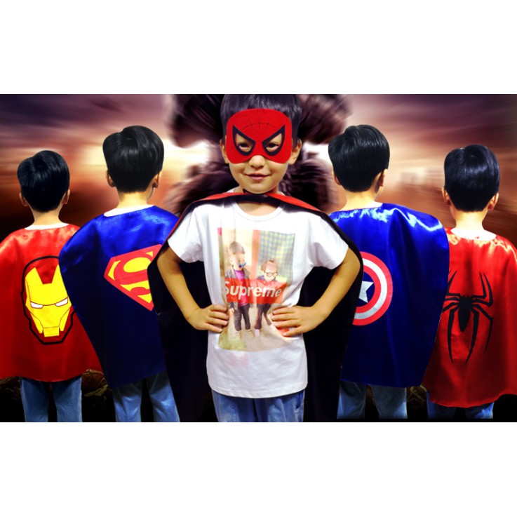 Áo choàng hóa trang siêu anh hùng the avengers halloween dành cho bé