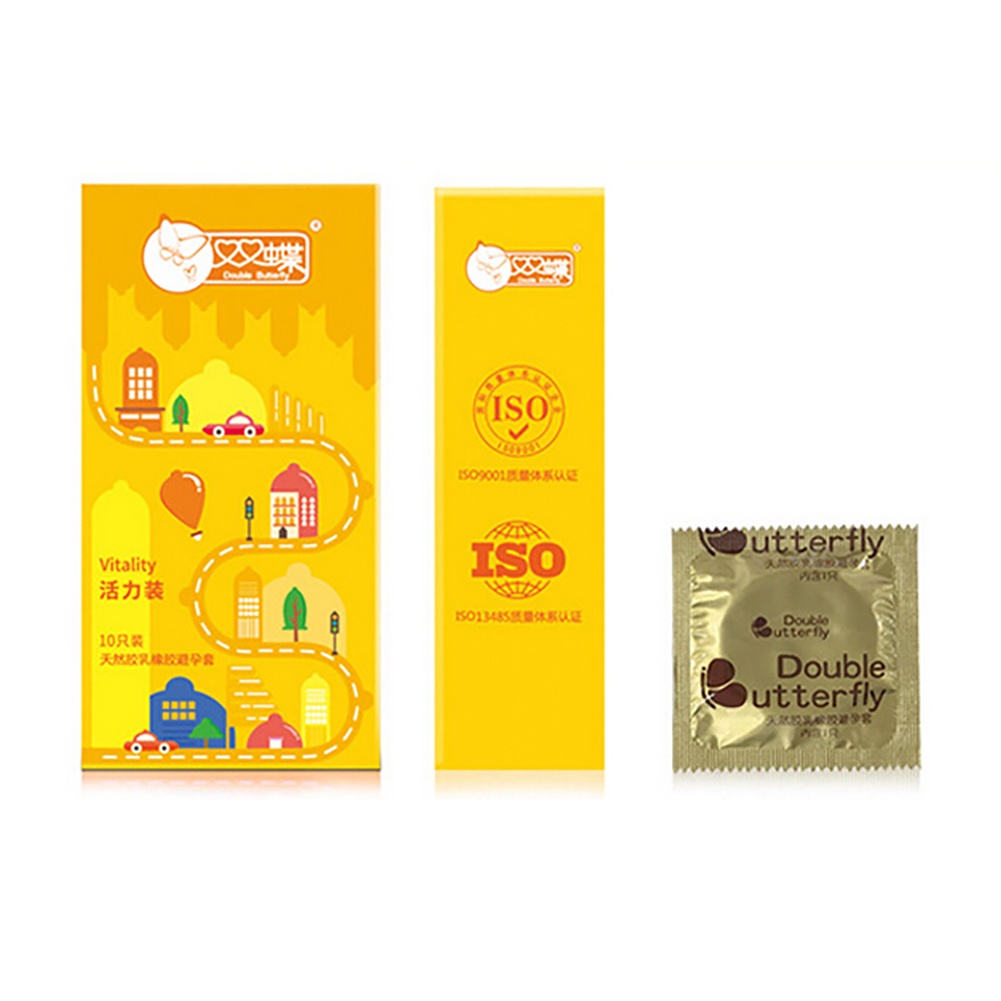 Bộ 10 bao cao su tự nhiên siêu mỏng bảo vệ an toàn cho nam