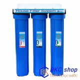 Bộ lọc nước sinh hoạt 3 cấp lọc 20 inch (xanh) - bkc1003