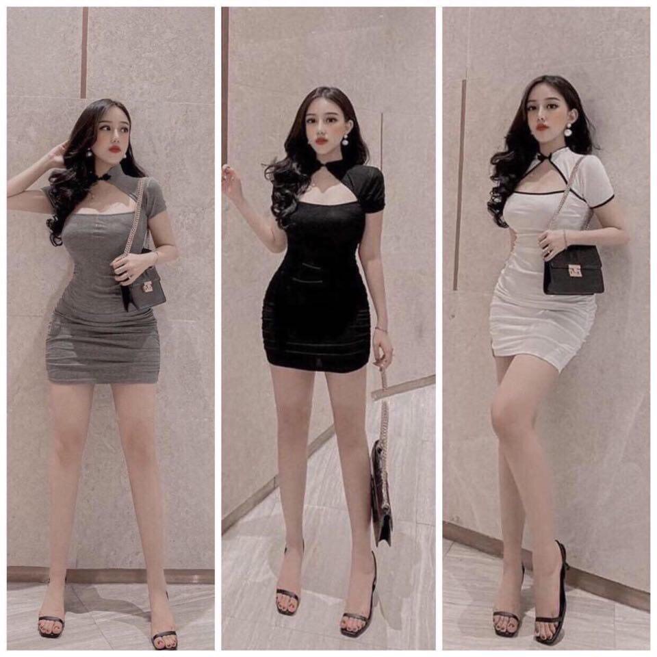 ĐẦM BODY CỔ TÀU KHOÉT NGỰC ( CÓ MÚT NGỰC ) THỜI TRANG NỮ VALKYRIE KN65 | BigBuy360 - bigbuy360.vn