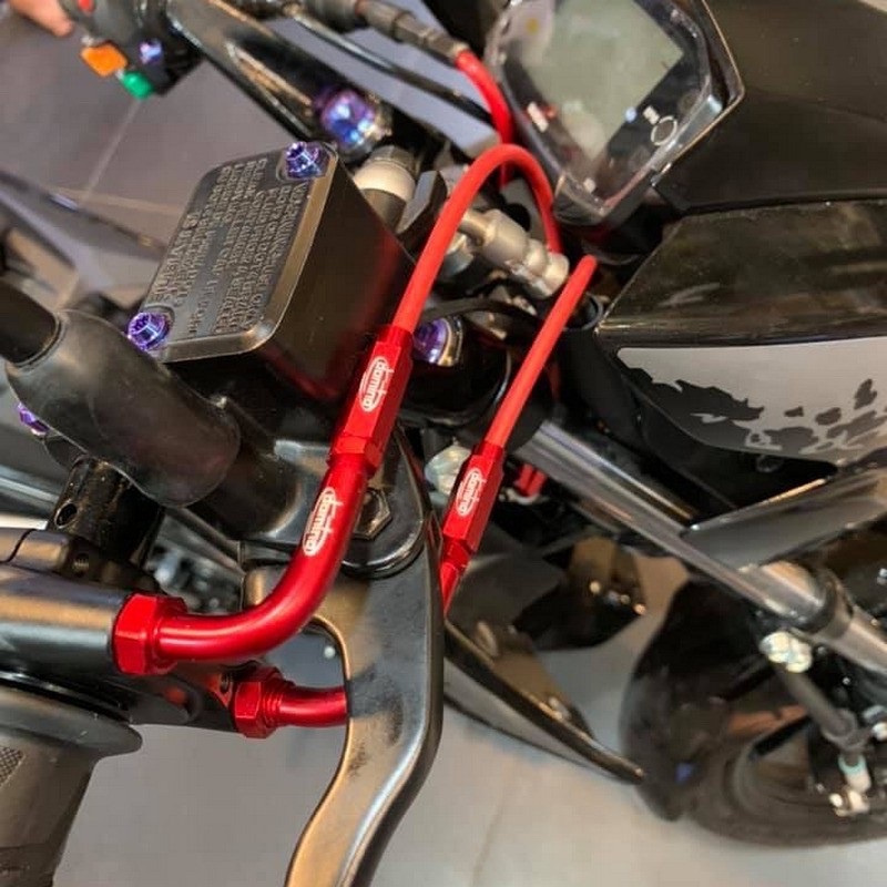 DÂY GA XE MÁY THÁI VÀ ÓNG GA NHÔM GẮN CÙM GA (NHIỀU MÀU LỰA CHỌN)