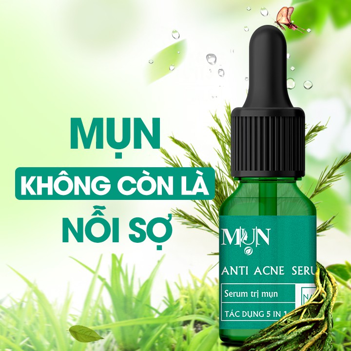 Serum mụn Anti Acne 05ml làm sạch và cải thiện tổn thương do mụn - N.A.G Beauty