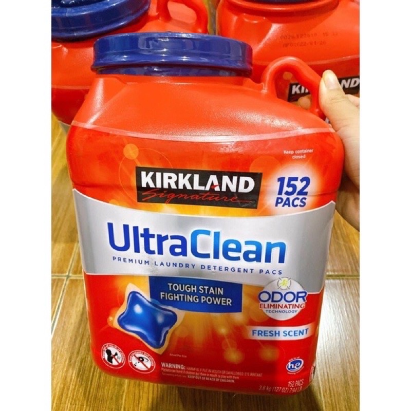 Viên giặt Kirkland 152 viên Mỹ