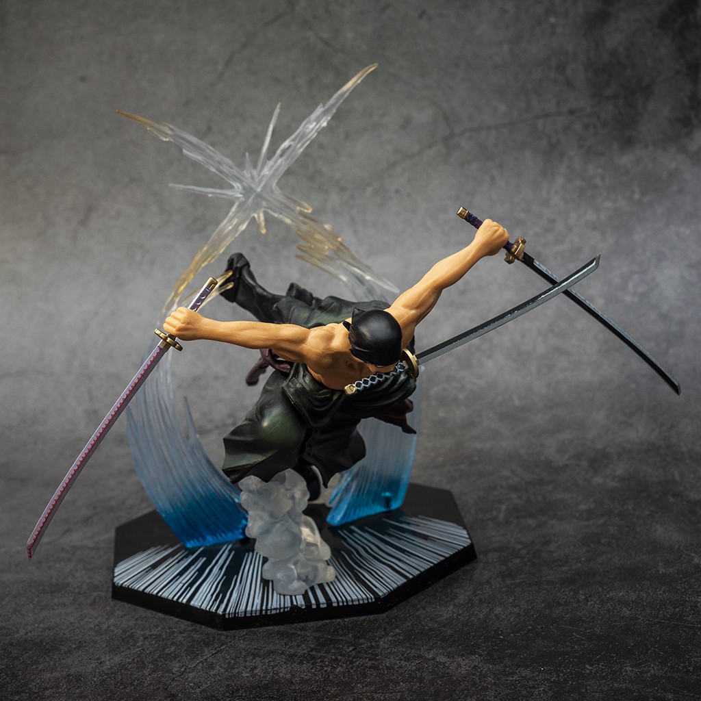 Mô hình One Piece nhân vật Zoro đồ chơi trong phòng nhân vật One Piece để bàn trang trí