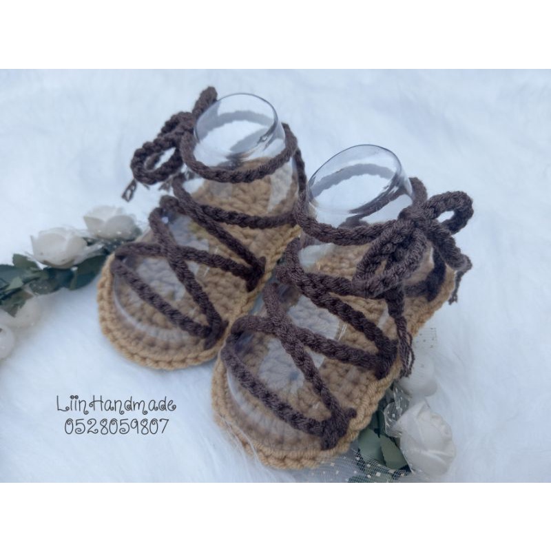 Sandal đan dây cho bé yêu - Giày len Handmade