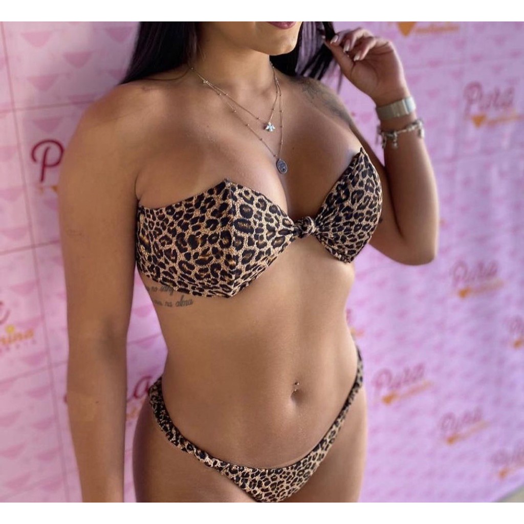 [BKN1324] &lt;ÂU&gt; SET BIKINI QUÂY BEO NÚT NGỰC QUẦN THONG/LỌT KHE (CÓ GỌNG)