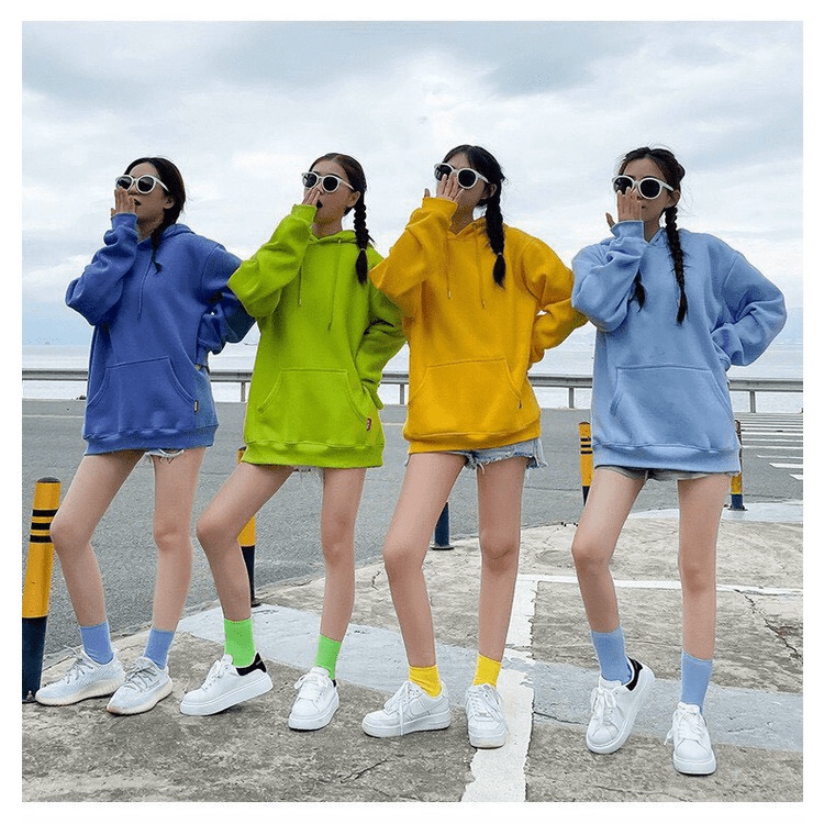 Áo hoodies nỉ ngoại teen trẻ trung phong cách hàn quốc , cực hot cho các bạn THỜI TRANG KOKO MI