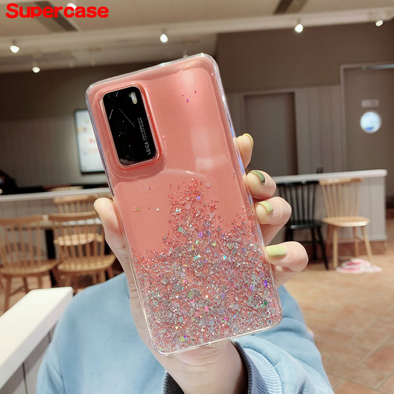 Ốp điện thoại TPU silicon sequin cho Samsung Galaxy A31 A21S A01 A11 A51 4G 5G A71 A21 M31 M30S M21 Note 10 S10 Lite 2020