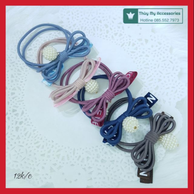 Cột tóc thun nơ-Thùy My Accessories