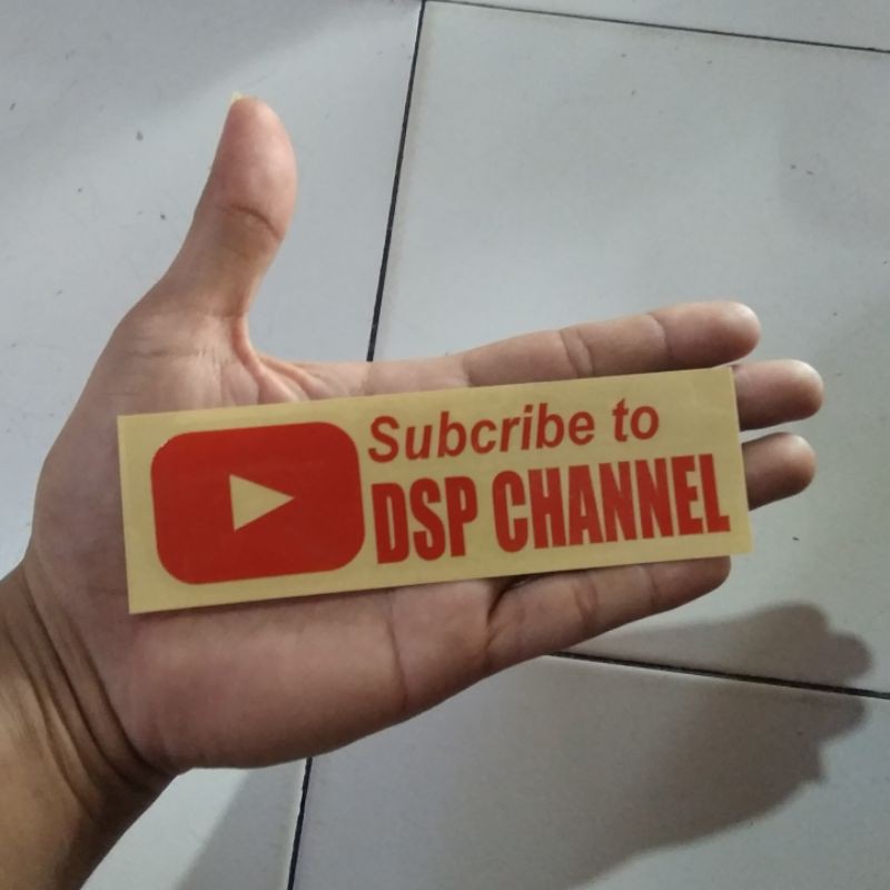 Sticker Youtube Channel Costom