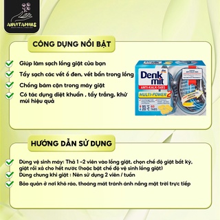 Viên vệ sinh máy giặt Denkmit