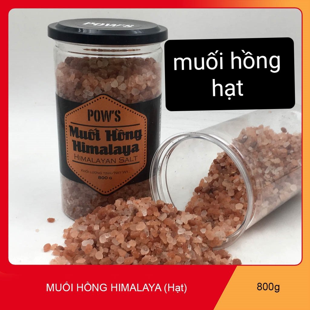 MUỐI HỒNG dạng hạt HYMALAYA hũ 800g