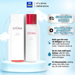 Nước hoa hồng Căng Bóng, Phủ Sáng Làn Da Epona Premium Birch Essence Toner 150ML - Từ Hảo