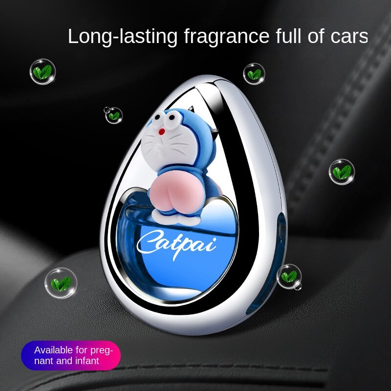 Máy Khuếch Tán Tinh Dầu Thơm Xe Hơi Hình Doraemon / Hoa Nhài / Chanh / Rồng Cổ Xưa / jasmine / Hoa Nhàia Dễ Thương