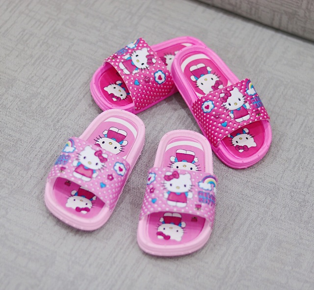 Dép Hello Kitty cho bé gái đủ size 24-35 (Ảnh chụp thật)