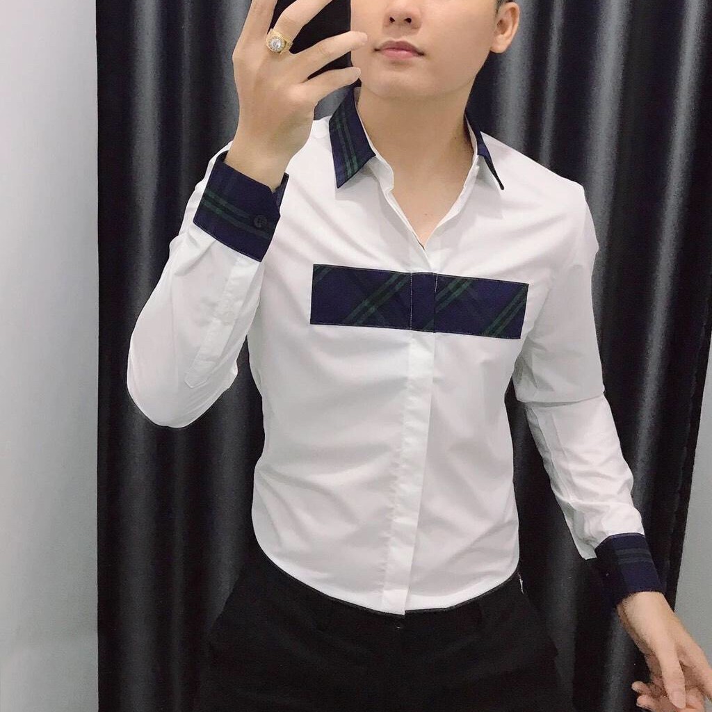 Áo sơ mi - Áo sơ mi BBR cao cấp - Chất liệu buberry dày dặn, mặc thoải mái thấm hút mồ hôi, kiểu dáng trẻ dễ phối đồ | BigBuy360 - bigbuy360.vn
