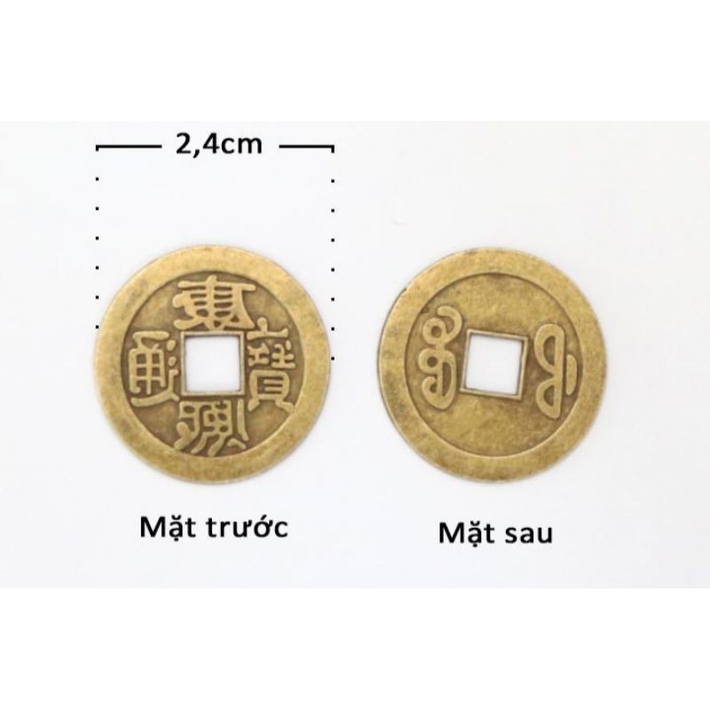 Đồng xu ngũ đế, đồng xu phong thuỷ bỏ bóp ví - Vật phẩm chiêu tài | BigBuy360 - bigbuy360.vn